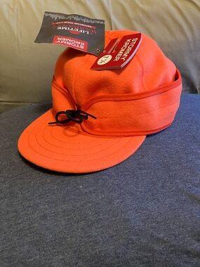 Orange Wool Cap - Men's Hat